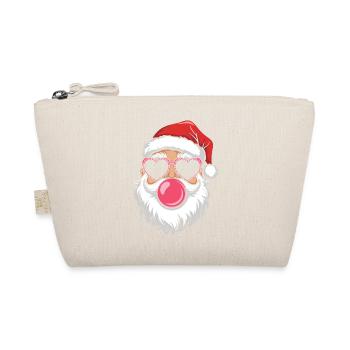 Cool Santa Weihnachten Trendy Lustig - Bio-Täschchen - Natur - Vorne