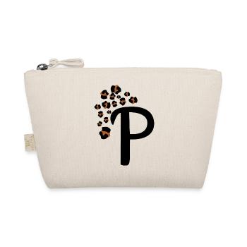 Letter p leopard patterns - Organic Pouch - nature - Front