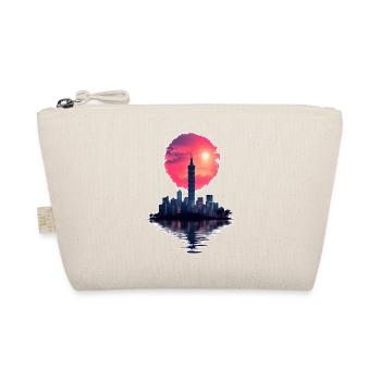 Neon Sunset – La ville rencontre l’horizon - Trousse biologique - nature - Devant
