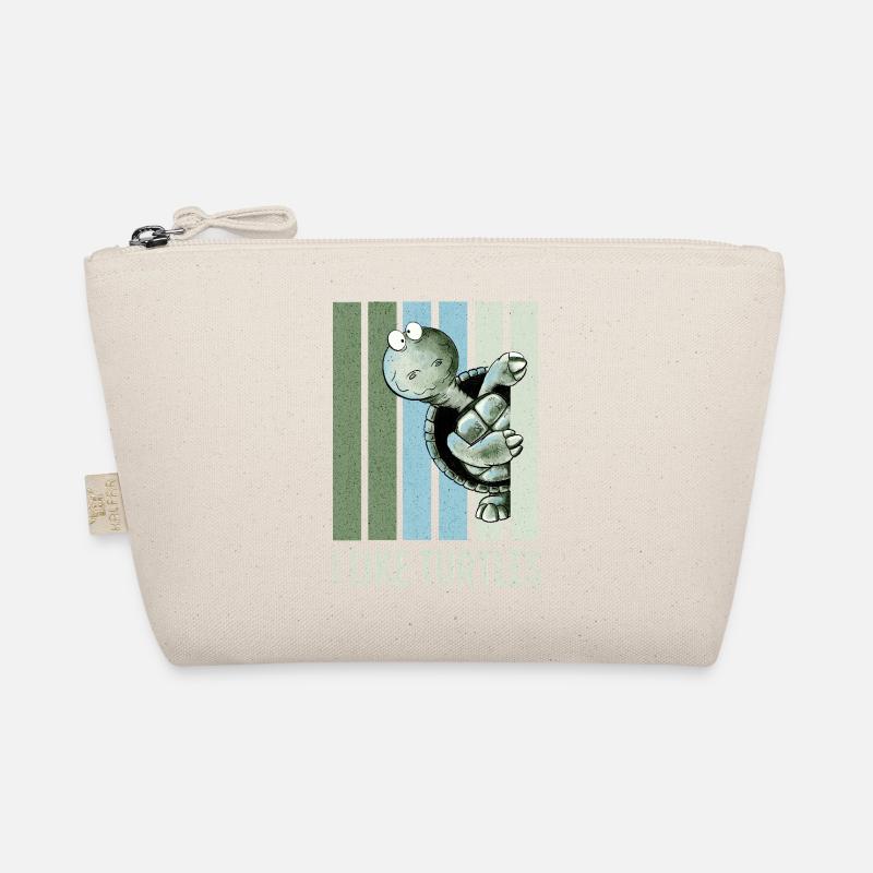 I Like Turtles Turtle Retro Vintage Saying Organic Pouch