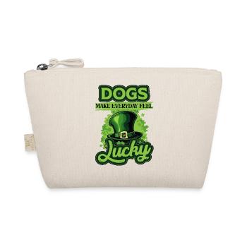 St Patricks Day Dogs Make Everyday Feel Lucky - Organic Pouch - nature - Front
