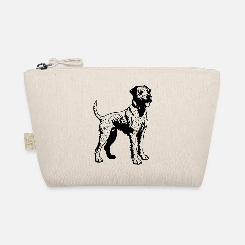Airedale Terrier Hund - Bio-Täschchen - Natur