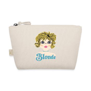 Retro Illustration Blonde - Organic Pouch - nature - Front