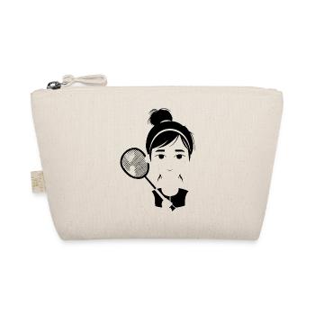 Joueur de badminton style dessin animé - Trousse biologique - nature - Devant