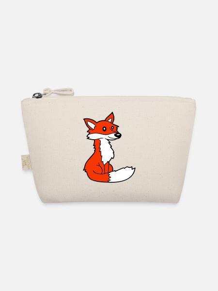 Fox Red Fox Wild Animal Clever Forest Inhabitants - Organic Pouch - nature - Front