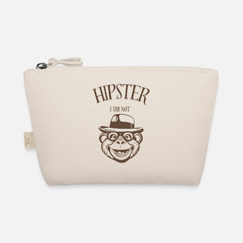 HIPSTER, I AM NOT - Organic Pouch - nature