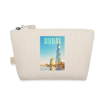 Dubai Skyline – Desert Metropolis - Organic Pouch - nature - Front