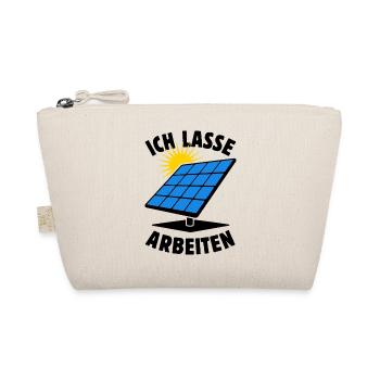 Ich lasse arbeiten - Photovoltaik - Solarenergie - Bio-Täschchen - Natur - Vorne