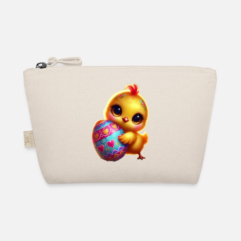 Easter chicks with egg Organic Pouch