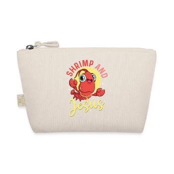 Shrimp And Jesus Shrimp Lover Seafood - Organic Pouch - nature - Front