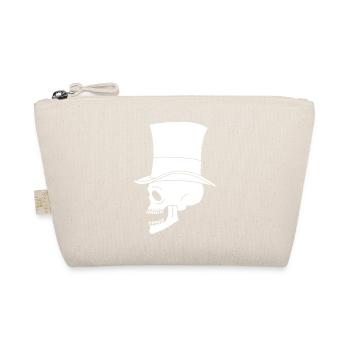 Crâne blanc vintage - Trousse biologique - nature - Devant