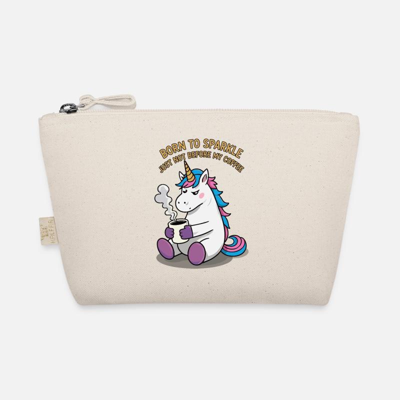 Einhorn liebt Kaffee Bio-Täschchen