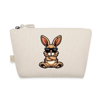 Hase Cool Tier - Bio-Täschchen - Natur - Vorne