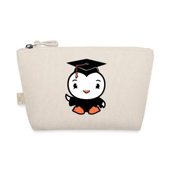 Bird Graduation College Graduation Hat School - Organic Pouch - nature - Front