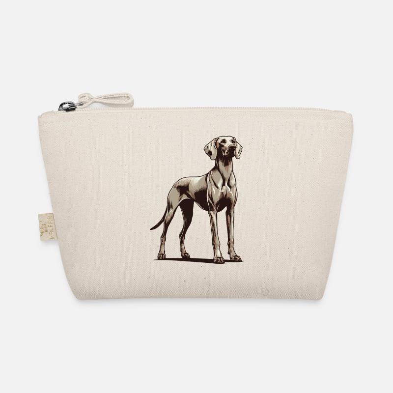 Weimaraner - Bio-Täschchen - Natur