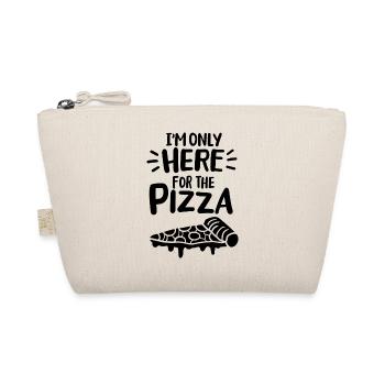 I'm only here for the pizza - Organic Pouch - nature - Front