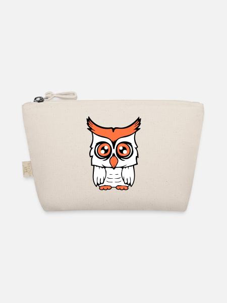 hibou oiseau aigle hibou hibou nuit oiseau effraie des granges chouette bande dessinée - Trousse biologique - nature - Devant