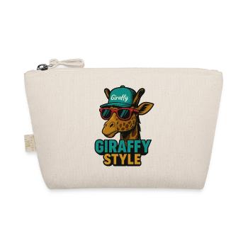 Giraffy Style Giraffe mit Cap - Bio-Täschchen - Natur - Vorne