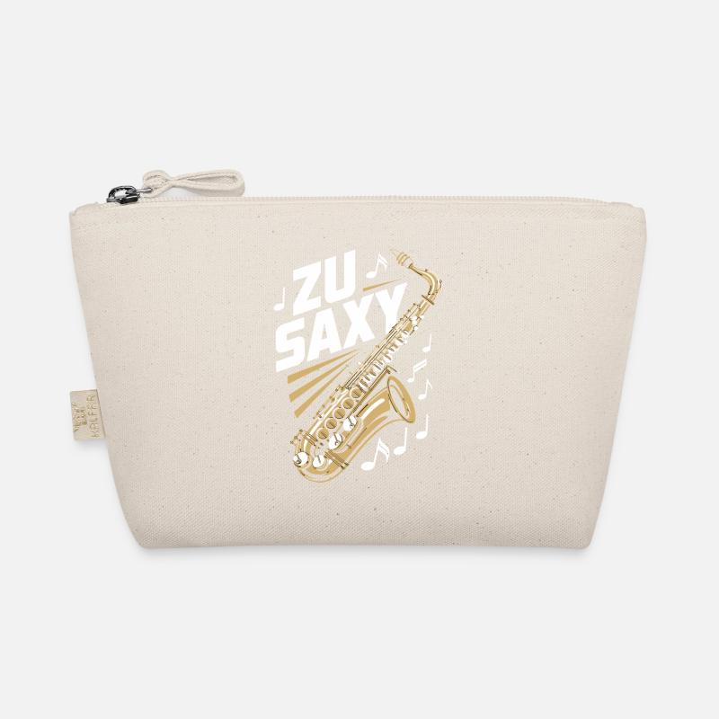 Zu Saxy Saxophon Saxophonist Bio-Täschchen