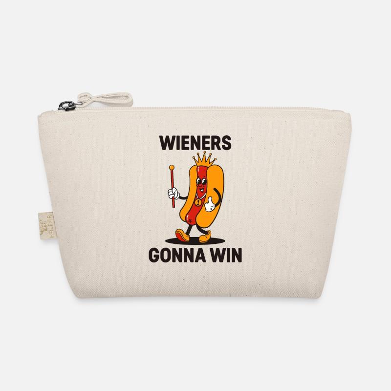 Die Gewinner gewinnen das BBQ-Hotdog-Maskottchen Bio-Täschchen