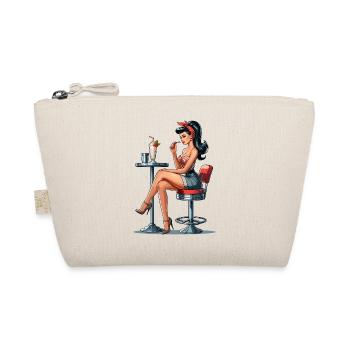 Milkshake Rockabilly Pin Up Cadeau - Trousse biologique - nature - Devant