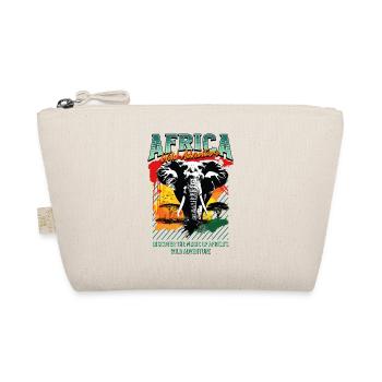 Africa Elephant Nature Adventure Wilderness Safari - Organic Pouch - nature - Front