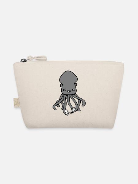 Pieuvre Pieuvre Pieuvre Calmar Mignon Calmar géant Drôle - Trousse biologique - nature - Devant