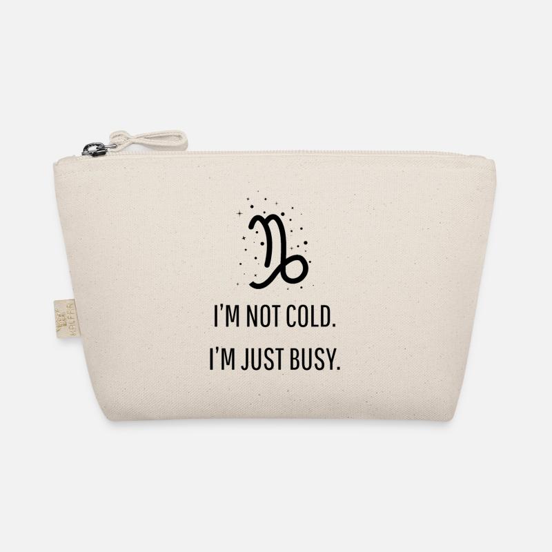 Capricorn Symbol with Irony Organic Pouch