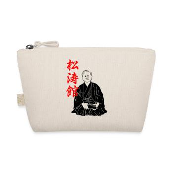 Funakoshi Sensei – Shotokan Founder - Organic Pouch - nature - Front