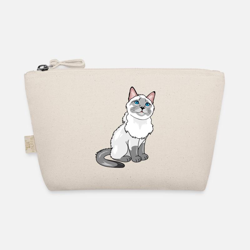 Stolze Siamkatze Bio-Täschchen