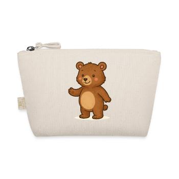 Bear Teddy Bear - Organic Pouch - nature - Front