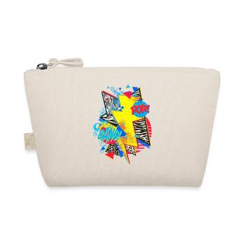 Blitz (Pop Art, Comic) - Organic Pouch - nature - Front