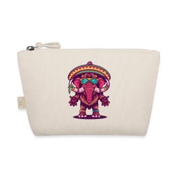 Mammoth Comic Funny Sombrero - Organic Pouch - nature - Front