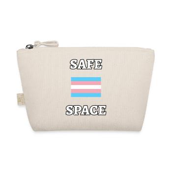 SAFE SPACE TRANS FLAG - Organic Pouch - nature - Front