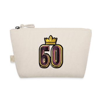 60 Number Crown - Organic Pouch - nature - Front