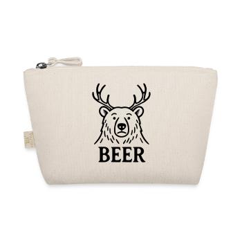 The Beer Deer Bear - Organic Pouch - nature - Front