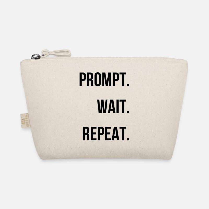 Prompt. Wait. Repeat. Bio-Täschchen