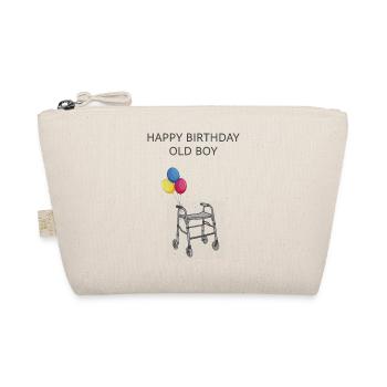 Joyeux anniversaire vieux garçon - Trousse biologique - nature - Devant