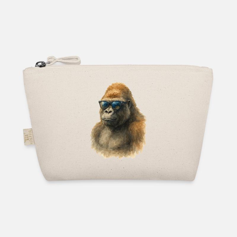 gorilla aquarell Bio-Täschchen