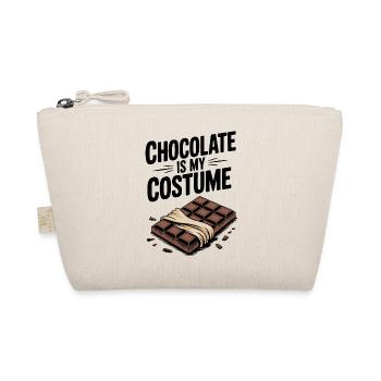 Chocolate Is My Costume - Organic Pouch - nature - Front