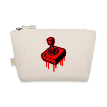 Retro Gamer Symbol - Bio-Täschchen - Natur - Vorne