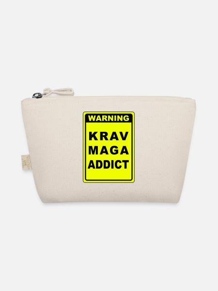 Warning Krav Maga Addict - Organic Pouch - nature