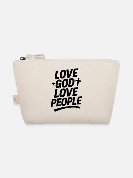 Aime Dieu et aime ton prochain - Trousse biologique - nature - Devant