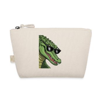 Crocodile décontracté avec lunettes de soleil - Trousse biologique - nature - Devant