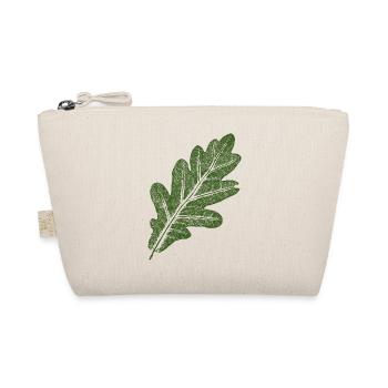 Oak Leaf / Green - Organic Pouch - nature - Front