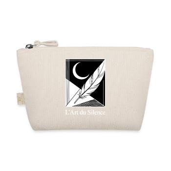 Moon Feather Geometric - Organic Pouch - nature - Front