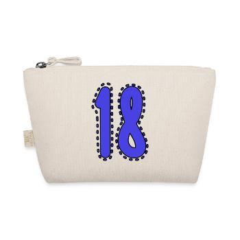 18. 18 ANS. 18e ANNIVERSAIRE. ANNIVERSAIRE 18 ANS. - Trousse biologique - nature - Devant