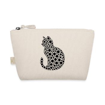 Dot Art Cats Silhouette pour les amoureux des chats - Trousse biologique - nature - Devant