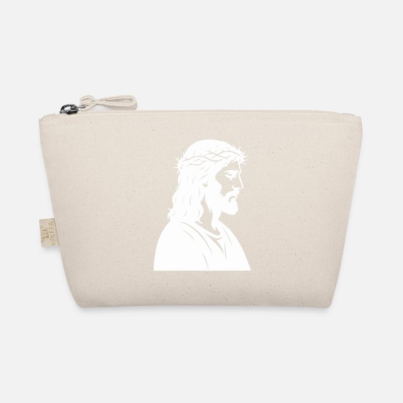 Jesus Christus Silhouette Bio-Täschchen