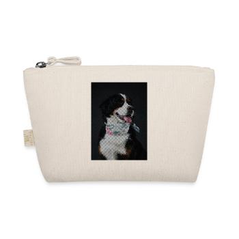Bernesehund Blumenbandana - Bio-Täschchen - Natur - Vorne